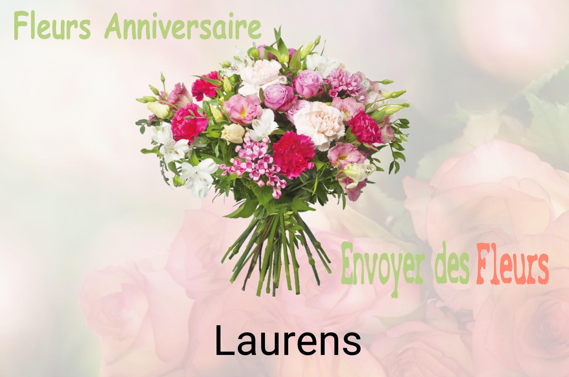 Bouquet de fleurs d’anniversaire livré à Laurens